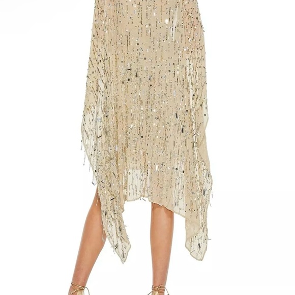 MacDuggal 94044 Cape Dress MRSP $598 - Picture 3 of 12